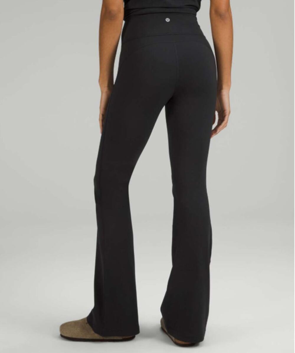 Lululemon Leggings Womens 4 Groove Nulu High Rise Flared Pant Black Yoga Pilates